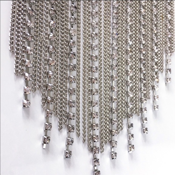 Silver Statement Necklace - Picture 3 of 7